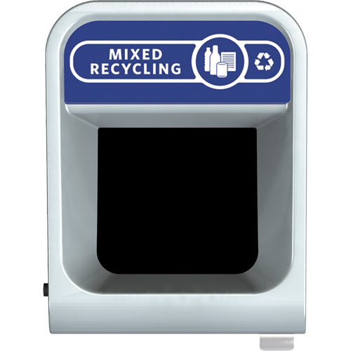 Configure Mixed Recycling Waste Container, Bulk/Curbside/Deskside, Steel, 33 US gal. Southpoint Industrial Supply