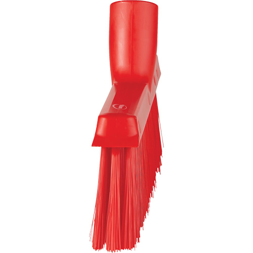 Balai biseaut&eacute; avec pas de vis inclin&eacute;, Crins Moyen, 10", Polyester, Rouge Southpoint Industrial Supply