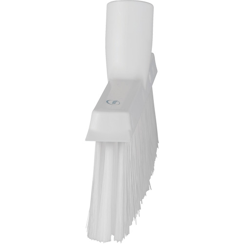 Balai biseaut&eacute; avec pas de vis inclin&eacute;, Crins Moyen, 10", Polyester, Blanc Southpoint Industrial Supply