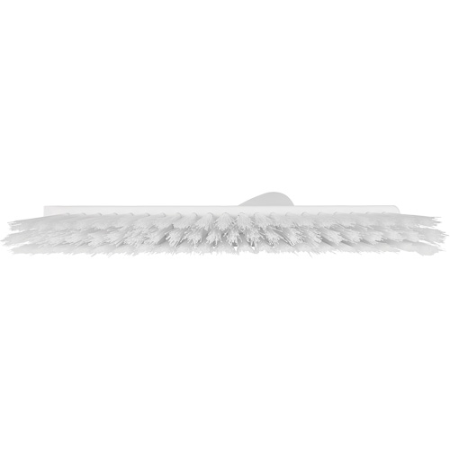 Balai biseaut&eacute; avec pas de vis inclin&eacute;, Crins Moyen, 10", Polyester, Blanc Southpoint Industrial Supply