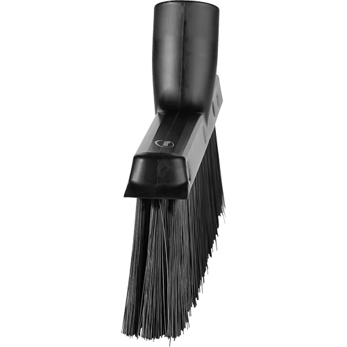 Balai biseaut&eacute; avec pas de vis inclin&eacute;, Crins Moyen, 10", Polyester, Noir Southpoint Industrial Supply