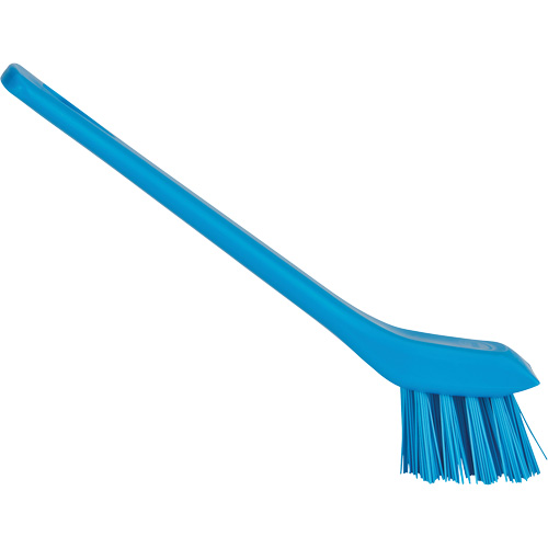 Brush with Scraping Edge, Stiff Bristles, 6" Long, Blue Southpoint Industrial Supply
