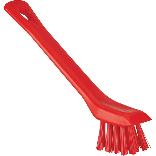 Brush with Scraping Edge, Stiff Bristles, 6" Long, Red Southpoint Industrial Supply