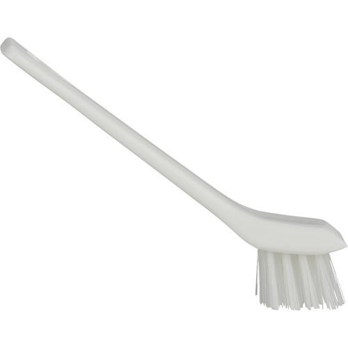 Brosse avec rebord grattoir, Soies Ferme, Longueur de 6", Blanc Southpoint Industrial Supply