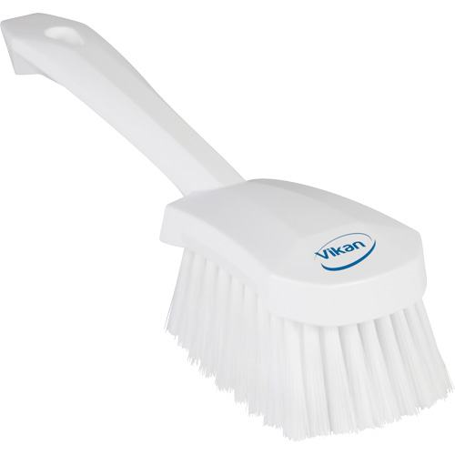 Short-Handled Washing Brush, Soft Bristles, 10-1/2" Long, White Southpoint Industrial Supply