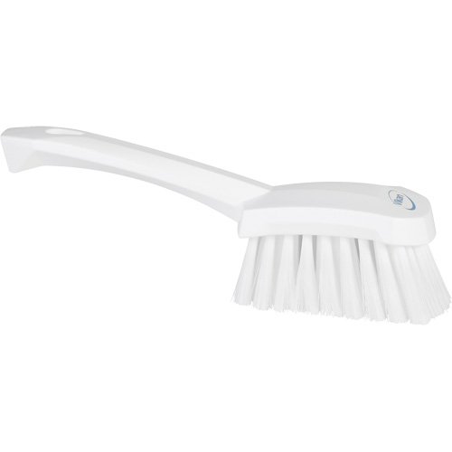 Short-Handled Washing Brush, Soft Bristles, 10-1/2" Long, White Southpoint Industrial Supply