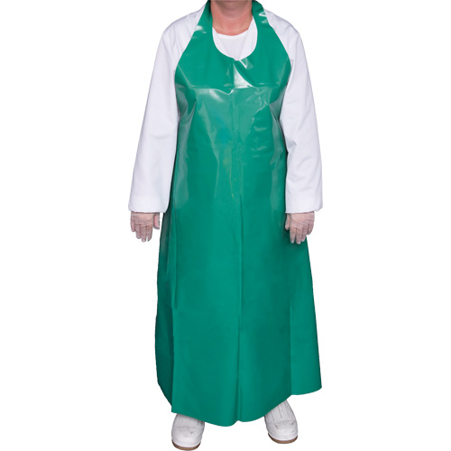 Tablier Top Dog de 6 mil, Polyur&eacute;thane, 50" lo x Vert Southpoint Industrial Supply