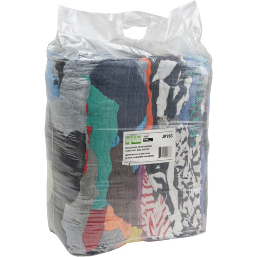 Recycled Material Wiping Rags, Cotton, Mix Colours, 25 lbs. Southpoint Industrial Supply