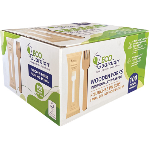 Individually Wrapped Wooden Forks Southpoint Industrial Supply