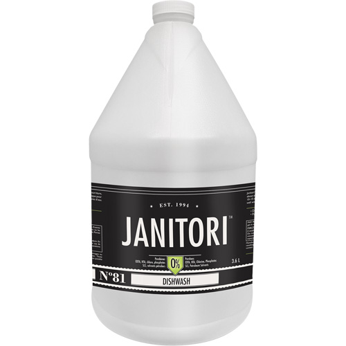 Janitori 81 Dishwash Cleaner, Liquid, 4 L Southpoint Industrial Supply