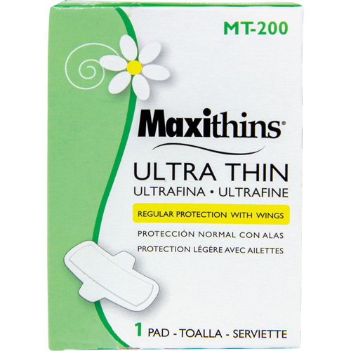 Maxithins&reg; Maxi Pad Ultra Thin with Wings Southpoint Industrial Supply