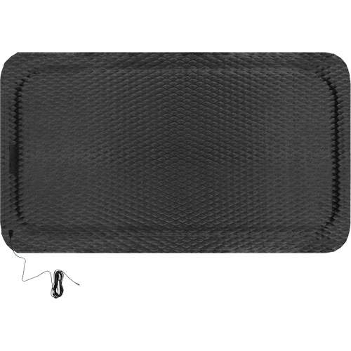Hog Heaven Electrically Conductive Mat Kit, 3' W x 5' L, 7/8" Thickness, Black, Nitrile Southpoint Industrial Supply