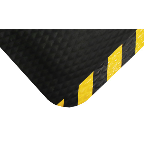 Tapis Hog Heaven Max, Losange, 5' x 8' x 7/8", Noir/Jaune, Nitrile Southpoint Industrial Supply