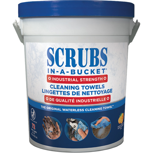Serviettes nettoyantes pour les mains, 72 lingettes, 12" x 10" Southpoint Industrial Supply