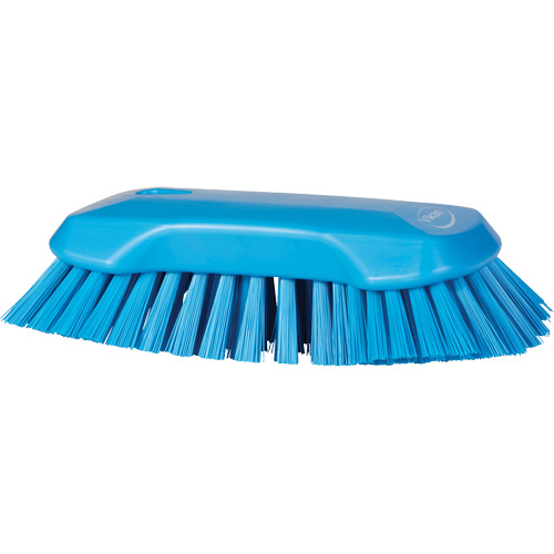 Hand Brush, Extra Stiff Bristles, 9-1/10" Long, Blue Southpoint Industrial Supply