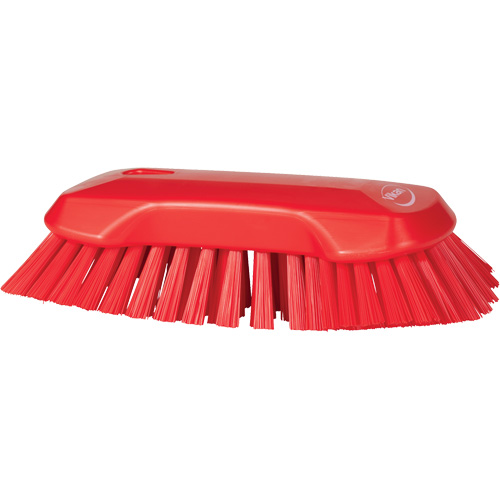Brosse &agrave; main, Soies Tr&egrave;s ferme, Longueur de 9-1/10", Rouge Southpoint Industrial Supply