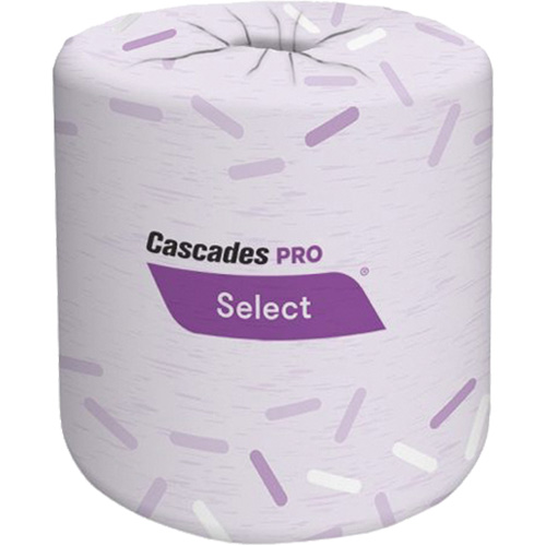 Pro Select&reg; Bathroom Tissue, 2 Ply, 420 Sheets/Roll, White Southpoint Industrial Supply