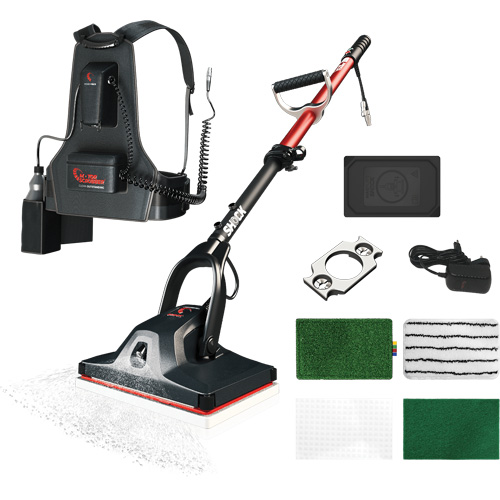 Machine oscillante pour le nettoyage des planchers Shock avec sac &agrave; dos, Nettoyant Southpoint Industrial Supply