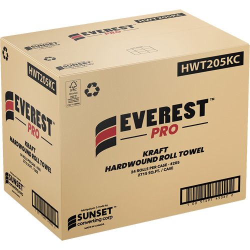 Everest Pro Kraft Hardwound Roll Towels, 1 Ply, Standard Southpoint Industrial Supply
