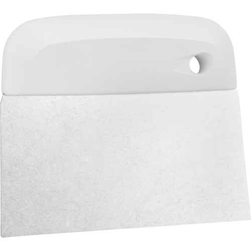 Flexible Stainless Steel Dough Cutter/Scraper, White, 4-1/2" W x 5-3/4" L Southpoint Industrial Supply