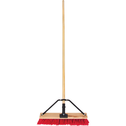 Balai-brosse &agrave; manche renforc&eacute;, 18", Moyen, Soies PVC Southpoint Industrial Supply