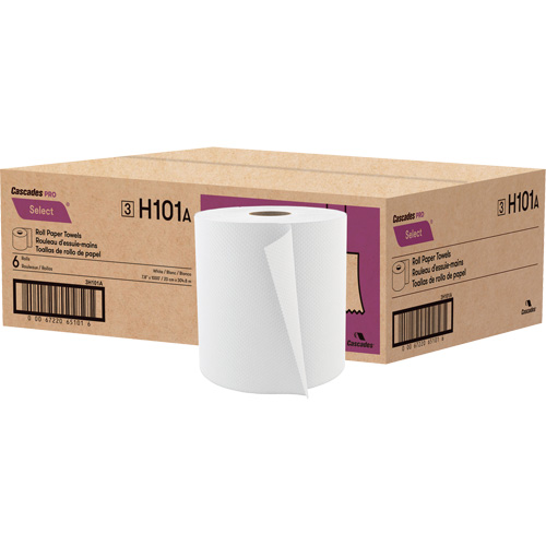 PRO Select Roll Paper Towel, 1 Ply, Standard, 1000' L Southpoint Industrial Supply