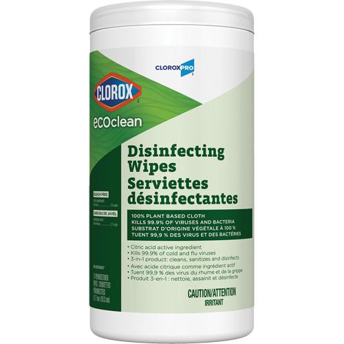 EcoClean Disinfecting Wipes, 75 Count Southpoint Industrial Supply