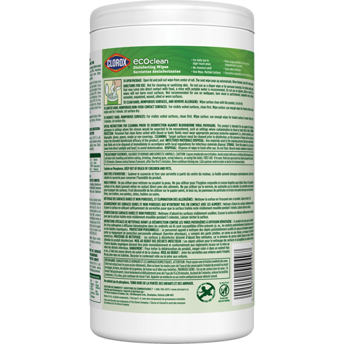 EcoClean Disinfecting Wipes, 75 Count Southpoint Industrial Supply