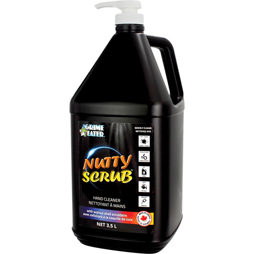 Nutty Scrub Hand Cleaner with Walnut Shell Scrubbers, Pumice, 3.5 L, Bottle, Unscented Southpoint Industrial Supply