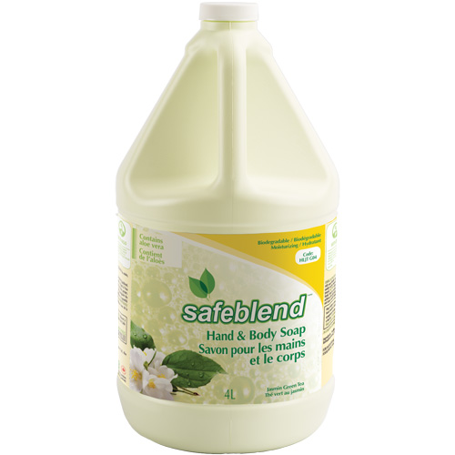 Jasmine Green Tea Hand & Body Soap, Liquid, 4 L, Scented Southpoint Industrial Supply