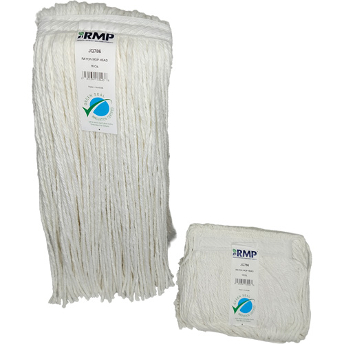 4-Ply Narrow Mop Head, Rayon, 16 oz., Cut Style Southpoint Industrial Supply