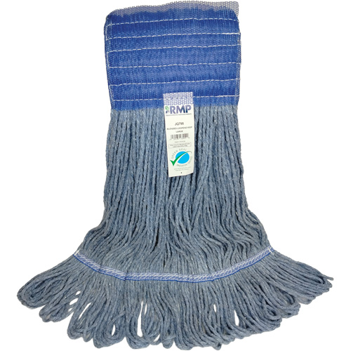 T&ecirc;te de vadrouille &agrave; bande large, Antimicrobien/Finition de plancher/Sp&eacute;cialis&eacute;, Coton/Rayonne/Synth&eacute;tique, Style Boucle Southpoint Industrial Supply