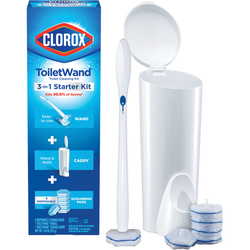 Ensemble de d&eacute;marrage de ToiletWand d&eacute;sinfectante jetable 3-en-1 Southpoint Industrial Supply