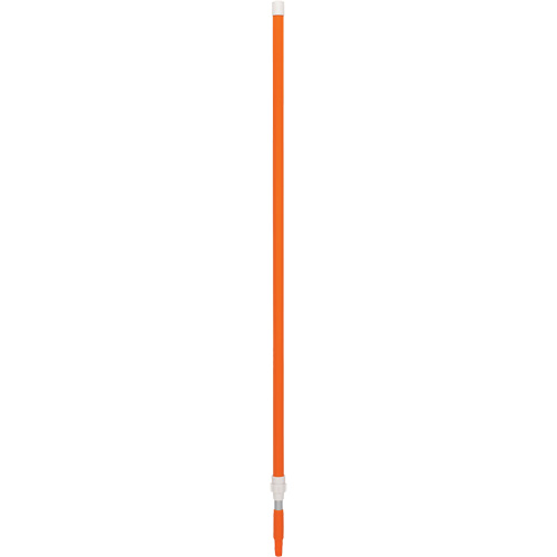Manche, Balai/Brosse/Vadrouille &agrave; &eacute;pousseter/Support &agrave; tampon/Grattoir/Raclette/Vadrouille humide, Orange, T&eacute;lescopique, 62" - 109-2/5" lo Southpoint Industrial Supply