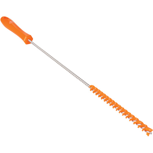 Tube Brush, Stiff Bristles, 19-7/10" Long, Orange Southpoint Industrial Supply