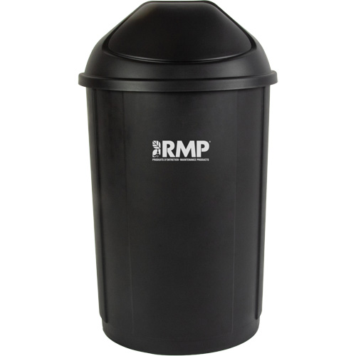 Half-Round Garbage Bin with Lid, Polyethylene, 21 US gal. Southpoint Industrial Supply