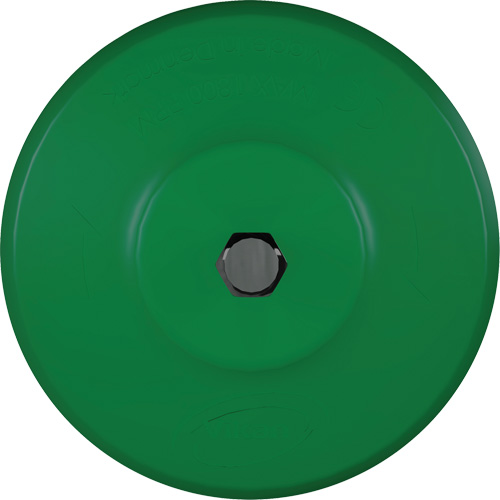 Brosse ronde HyDrive pour perceuse, Soies Tr&egrave;s ferme, Longueur de 3-1/10", Vert Southpoint Industrial Supply