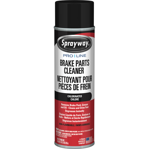 Nettoyant pour pi&egrave;ces de freins Pro Line avec tr&egrave;s faible teneur en COV, Canette a&eacute;rosol Southpoint Industrial Supply