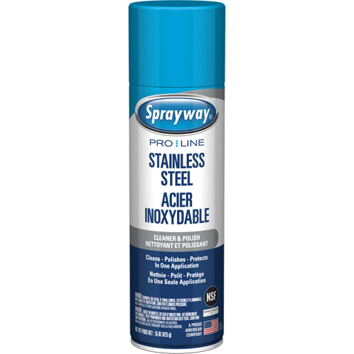 Pro Line Stainless Steel Cleaner & Polish, 15 oz., Aerosol Can Southpoint Industrial Supply
