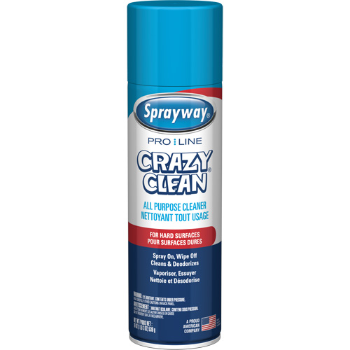 Pro Line Crazy Clean&reg; All Purpose Crazy Cleaner, 19 oz., Aerosol Can Southpoint Industrial Supply