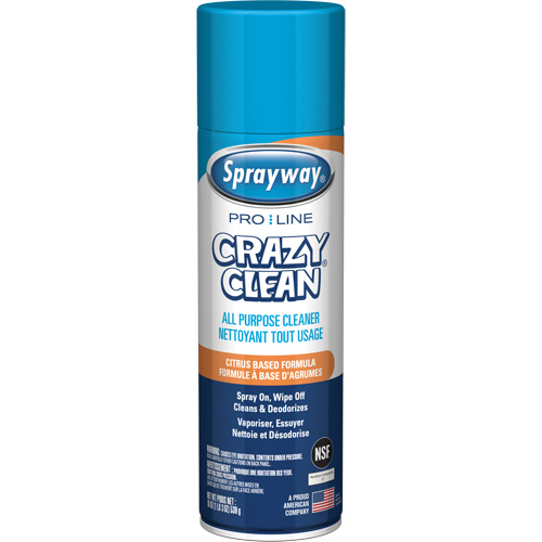 Pro Line Crazy Clean&reg; All Purpose Cleaner, 19 oz., Aerosol Can Southpoint Industrial Supply