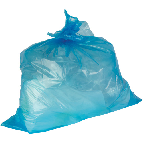 Industrial Garbage Bags, Strong, 35" W x 50" L, 0.9 mils, Blue, 194 L (44 Gal.) Capacity Southpoint Industrial Supply