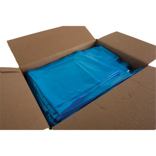 Industrial Garbage Bags, Strong, 35" W x 50" L, 0.9 mils, Blue, 194 L (44 Gal.) Capacity Southpoint Industrial Supply