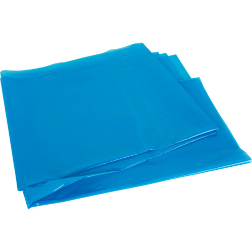 Industrial Garbage Bags, Strong, 35" W x 50" L, 0.9 mils, Blue, 194 L (44 Gal.) Capacity Southpoint Industrial Supply
