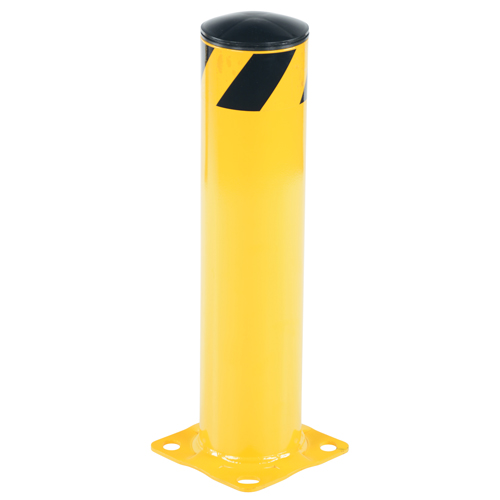 Butoir de s&eacute;curit&eacute;, Acier, 24" h x 5-1/2" la, Jaune Southpoint Industrial Supply