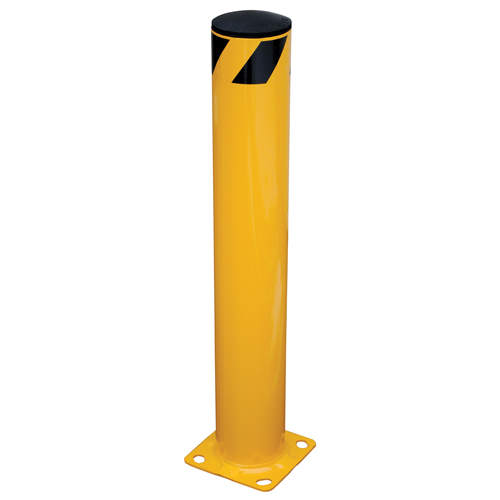 Butoir de s&eacute;curit&eacute;, Acier, 36" h x 5,5" la, Jaune Southpoint Industrial Supply