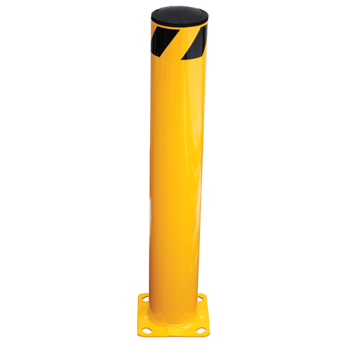 Butoir de s&eacute;curit&eacute;, Acier, 36" h x 5,5" la, Jaune Southpoint Industrial Supply