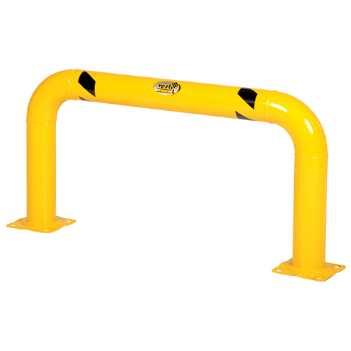 Garde-corps &agrave; profil &eacute;lev&eacute; pour machines, 4' la x 2' h, Jaune Southpoint Industrial Supply
