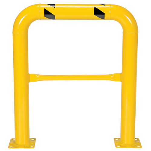 Garde-corps &agrave; profil &eacute;lev&eacute; pour machines, 3' la x 3,5' h, Jaune Southpoint Industrial Supply
