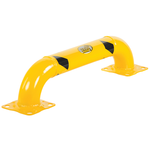 Garde-corps &agrave; profil bas pour rayonnages, 3' la x 0,75' h, Jaune Southpoint Industrial Supply
